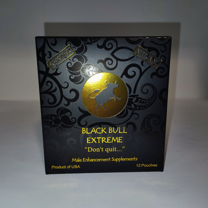 Honey-Based Supplement – Black Bull, 12 Count Display