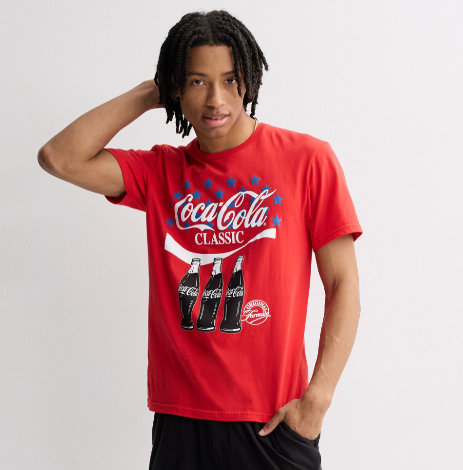 Men's Coca-Cola Classic Americana Graphic Tee XXL
