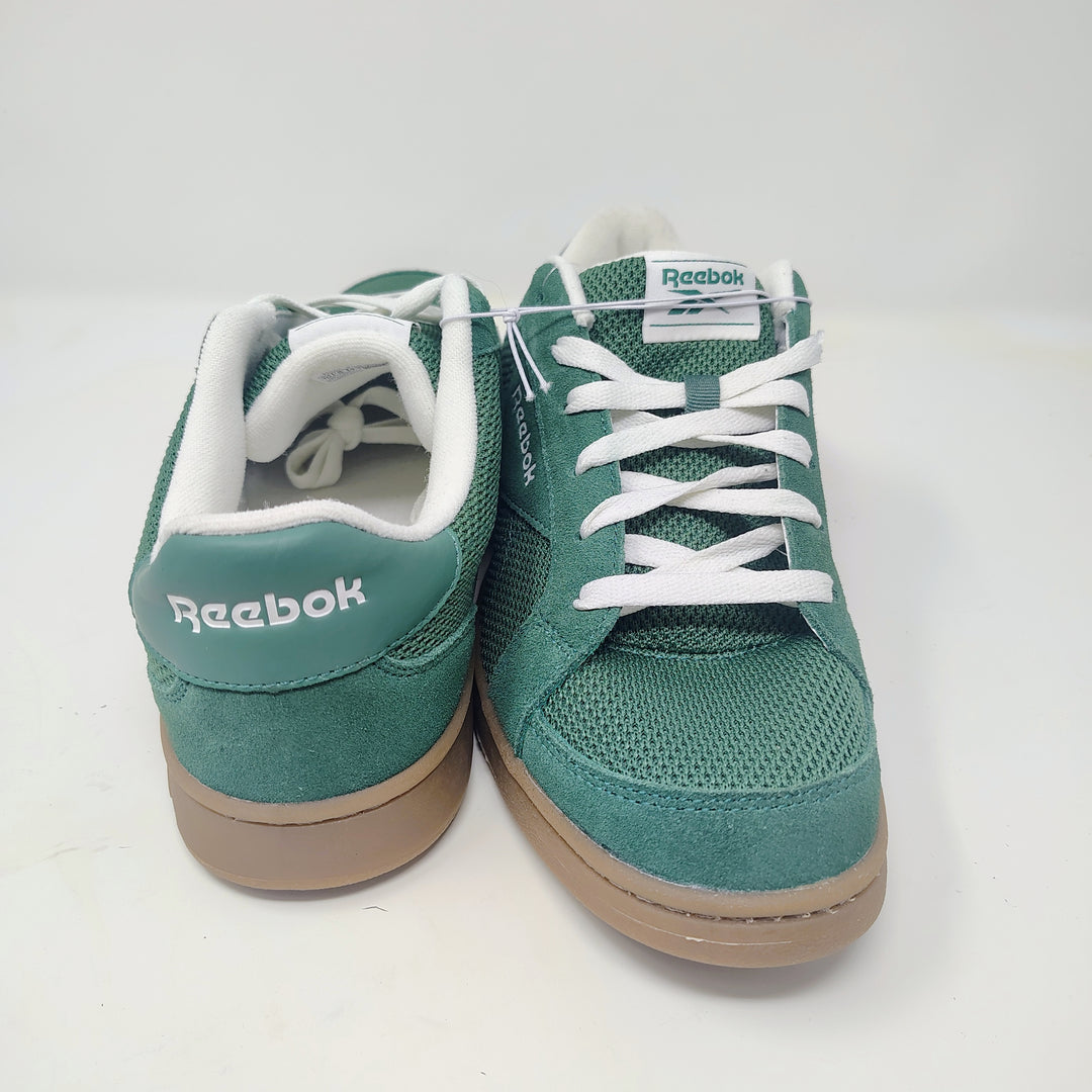 Reebok low top green sneakers Green/Brown/ White