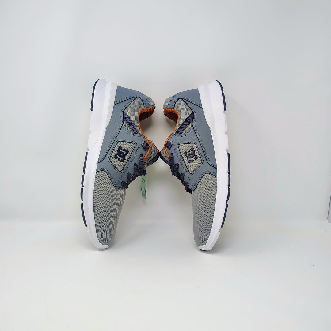 DC Men's Skyline Lightweight Shoes in the Grey/Blue/Grey colorway size 9.5