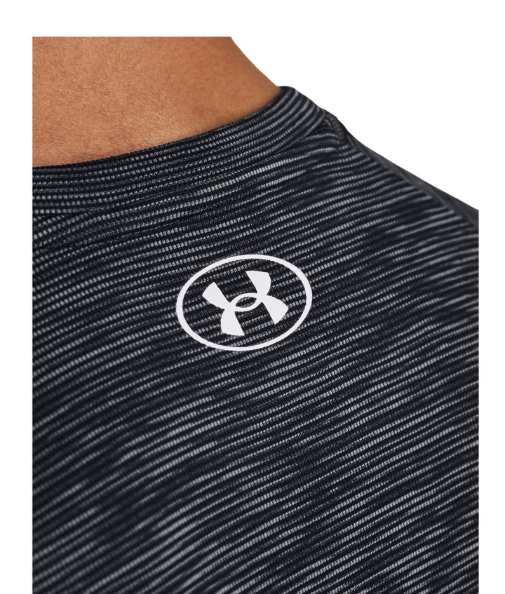 Men's Under Armour Tech Textured Short Sleeve Tee size XL in black/grey