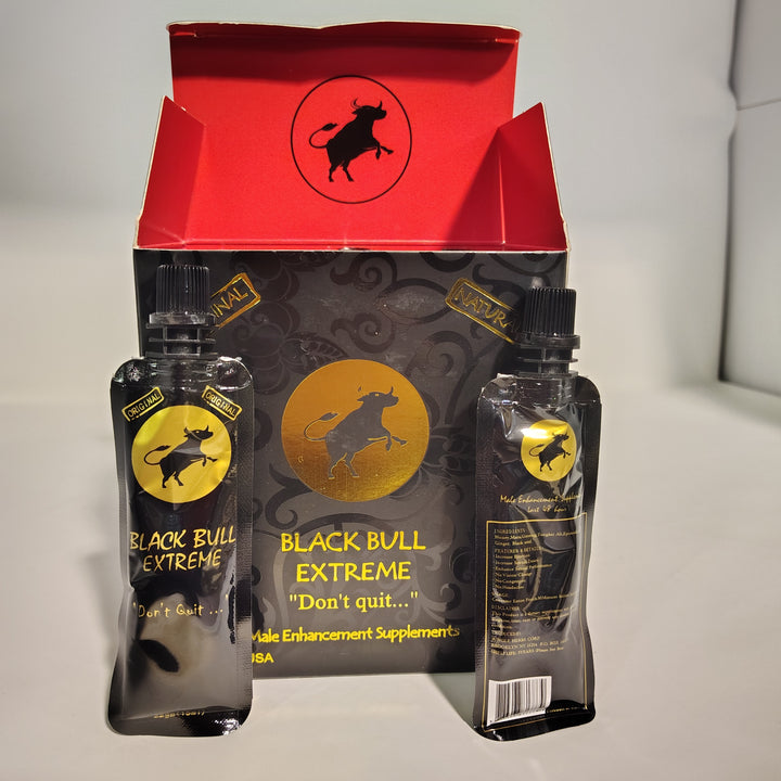 Honey-Based Supplement – Black Bull, 12 Count Display