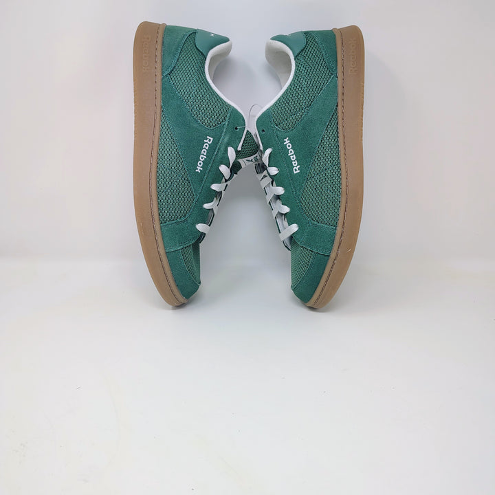 Reebok low top green sneakers Green/Brown/ White