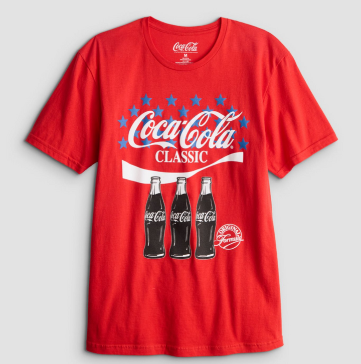 Men's Coca-Cola Classic Americana Graphic Tee XXL