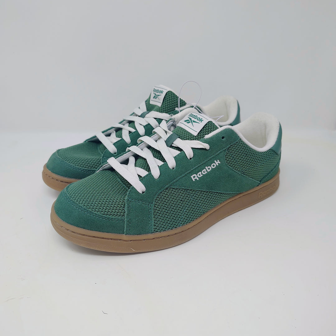 Reebok low top green sneakers Green/Brown/ White
