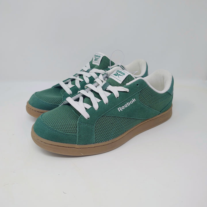 Reebok low top green sneakers Green/Brown/ White