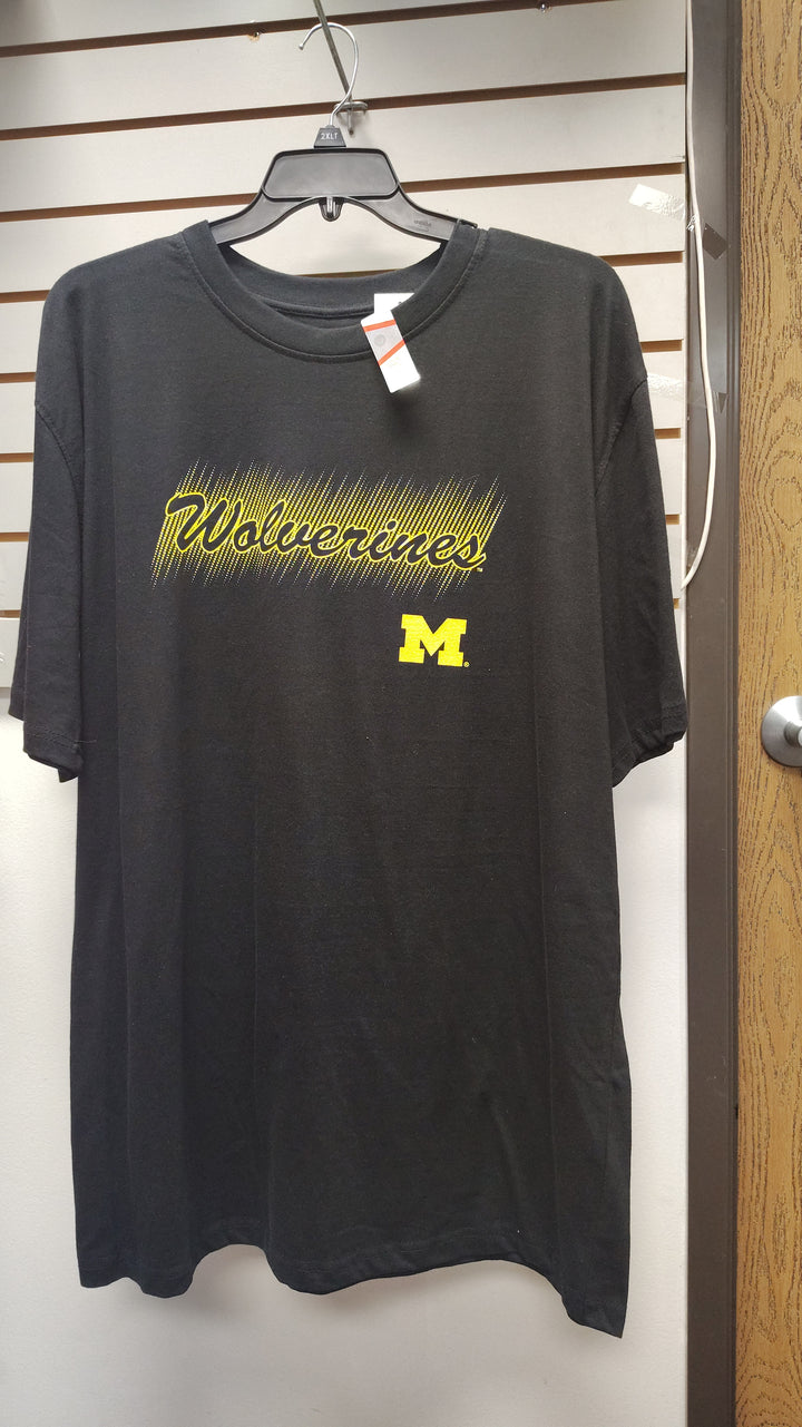 Mens Logo Athletic Michigan University Wolverine Tee 2XLT