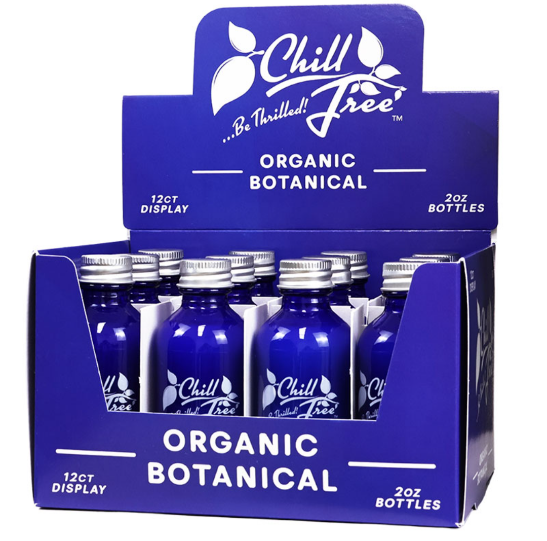 Chill Tree Shots Organic Botanical 2oz 12ct Display