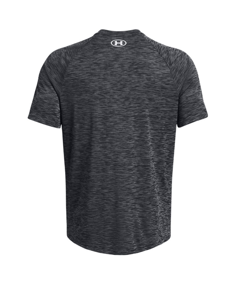 Men's Under Armour Tech Textured Short Sleeve Tee size XL in black/grey