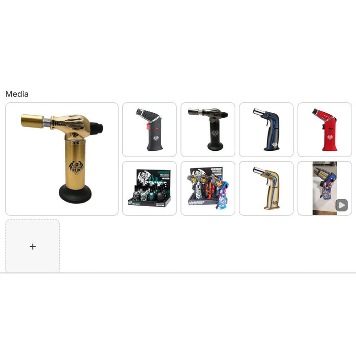 Special Blue Butane Torch Lighters Refillable