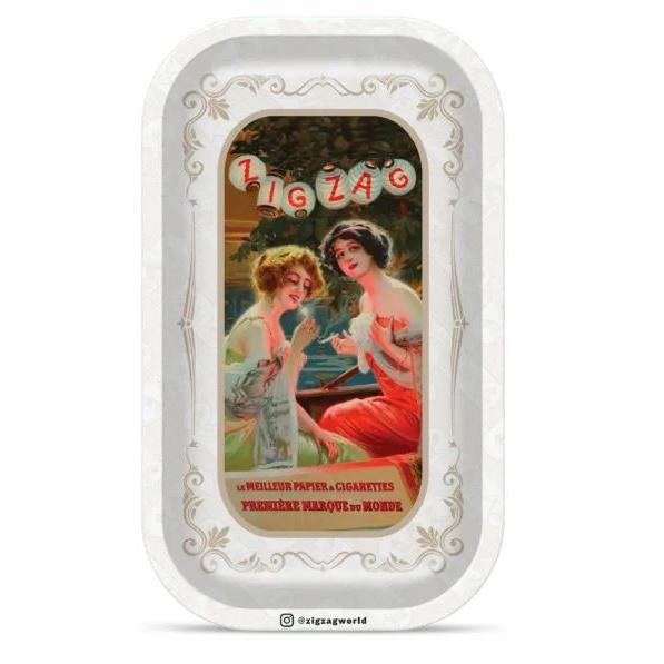 Zig Zag Vintage Lanterns Rolling Tray