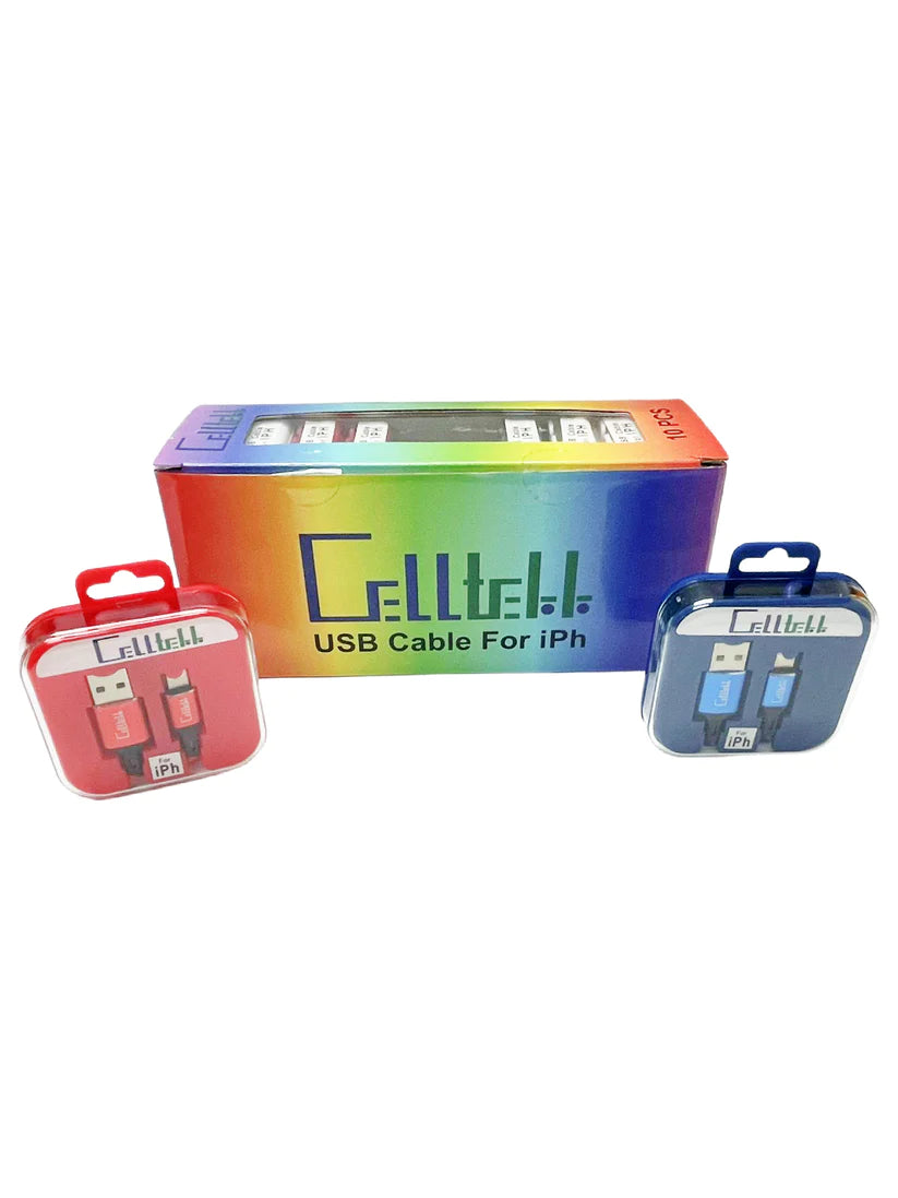 CellTell USB Cable 10ct Display