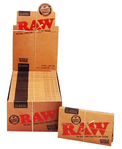 Raw Paper Single Wide 25ct Display
