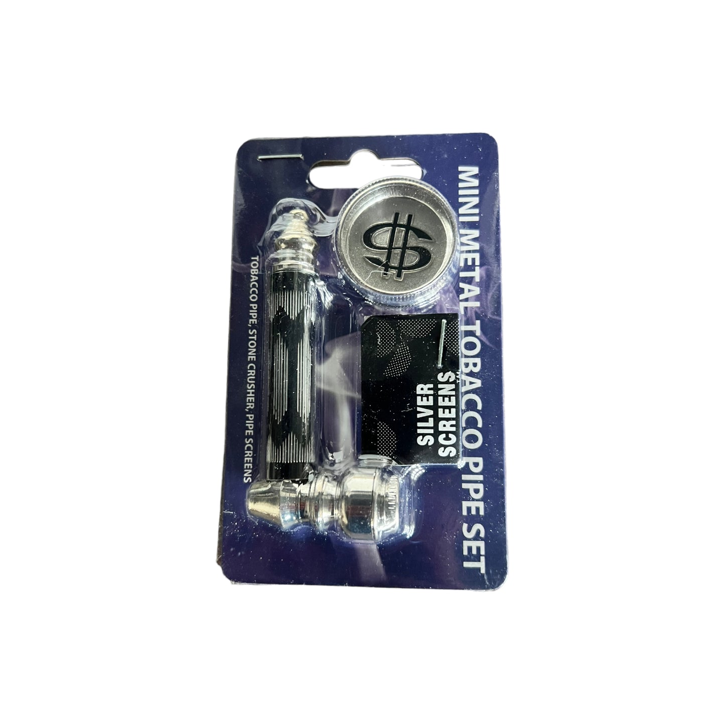 Mini MetaI Tobacco Pipe Set 12-Pack